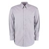 Corporate Oxford shirt long sleeved Silver Grey