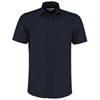 Poplin shirt short-sleeved (tailored fit) KK141DNAV14.5 Dark Navy