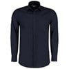 Poplin shirt long-sleeved (tailored fit) KK142DNAV14.5 Dark Navy