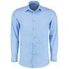 Poplin shirt long-sleeved (tailored fit) KK142LBLU14.5 Light Blue
