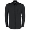 Slim fit workwear Oxford shirt long-sleeved (slim fit) KK184BLAC14.0 Black