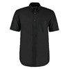 Workplace Oxford shirt short sleeved Black