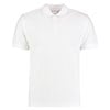 Klassic slim fit polo short sleeved Superwash® 60ºC White
