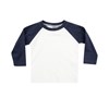 Long sleeve baseball t-shirt LW25TWHNY06 White/   Navy