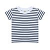 Short sleeve striped t-shirt LW27TWHON06 White/   Oxford Navy