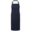 Recycled polyester and cotton bib apron, organic and Fairtrade certified PR120 Navy