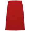 Calibre heavy cotton canvas waist apron PR131REDD Red