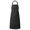 Colours bib apron with pocket  Black Denim