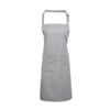 Colours bip apron with pocket Silver