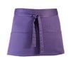 Colours 3 pocket apron Purple