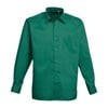 Long sleeve poplin shirt Emerald