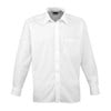 Long sleeve poplin shirt White*
