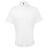Signature Oxford short sleeve shirt White