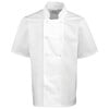 Studded front short sleeve chef