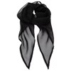 Chiffon scarf Black