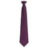 Colours fashion clip tie Purple