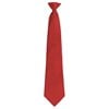 Colours fashion clip tie Red