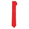 Slim tie Red