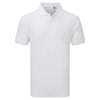 Unisex short sleeve polo shirt, powered by HeiQ Viroblock PR995 White