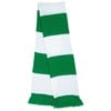 The supporters scarf Kelly Green/ White