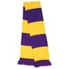 The supporters scarf Purple/ Yellow