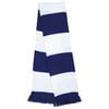 The supporters scarf Royal/ White