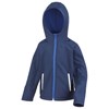 Core junior TX performance hooded softshell jacket Navy/ Royal