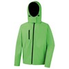 Core TX performance hooded softshell jacket Vivid Green/ Black