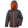 Core junior padded jacket Black/ Orange