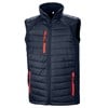 compass padded softshell gilet  Navy/Red