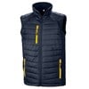 compass padded softshell gilet  Navy/Yellow