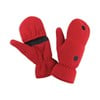Palmgrip glove-mitt Red