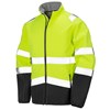 Printable safety softshell jacket R450XFYBK2XL Fluorescent Yellow/   Black