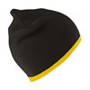 Reversible fashion fit hat Black/ Yellow
