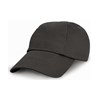 Junior low-profile cotton cap Black