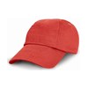 Junior low-profile cotton cap Red
