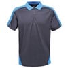 Contrast wicking polo RG663NYNR2XL Navy/  New Royal