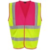 Waistcoat RX700HYPK2XL HV Yellow/ Pink