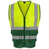 Executive waistcoat RX705HYPG2XL HV Yellow/ Paramedic Green