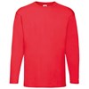 Valueweight long sleeve tee Red