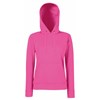 Classic 80/20 lady-fit hooded sweatshirt Light Pink