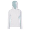 Classic 80/20 lady-fit hooded sweatshirt White
