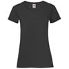 Lady-fit valueweight tee Black