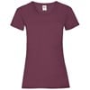 Lady-fit valueweight tee Burgundy