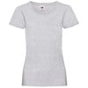 Lady-fit valueweight tee Heather Grey