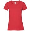 Lady-fit valueweight tee Red