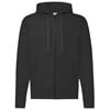 Classic 80/20 hooded sweatshirt jacket Black
