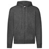 Classic 80/20 hooded sweatshirt jacket SS222DHGY2XL Dark Heather Grey