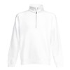 Classic 80/20 zip neck sweatshirt White
