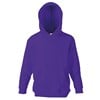 Classic 80/20 kids hooded sweatshirt Purple